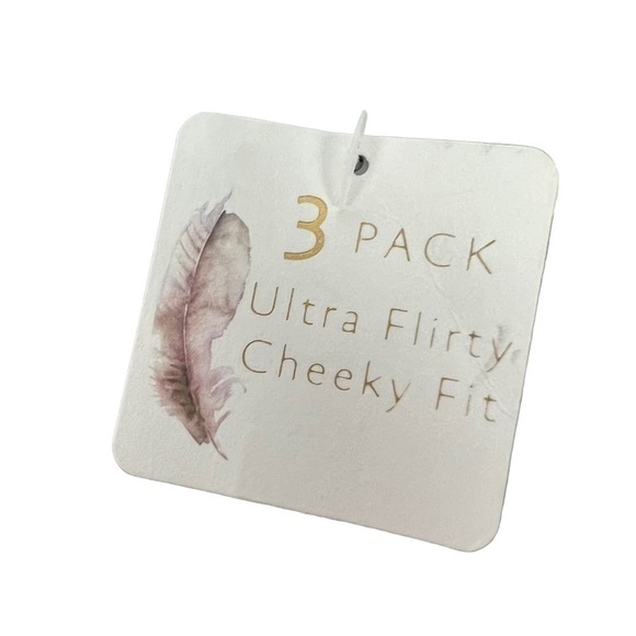 NWT JESSICA SIMPSON Women’s Panties Sz Small Pkg/3 Ultra Flirty Cheeky Fit Lace - Picture 5 of 8